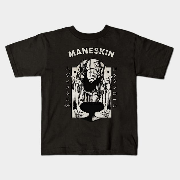 maneskin Kids T-Shirt by RAZOR FORCE